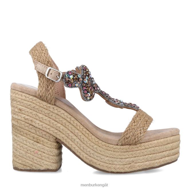 cervo naiset Menbur beige korkokengät VFJHX5450